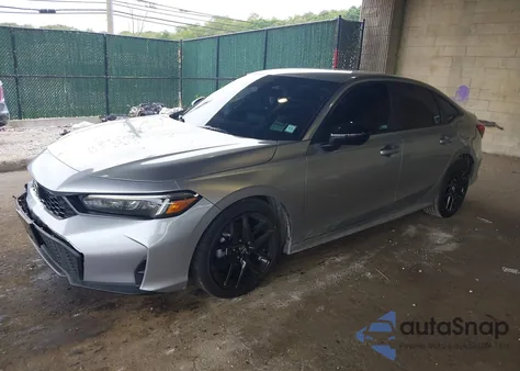 2025 Honda Civic Sport из США, поврежденный, VIN 2HGFE2F51SH595578